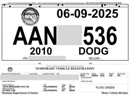 Stand Alone Temp Tag